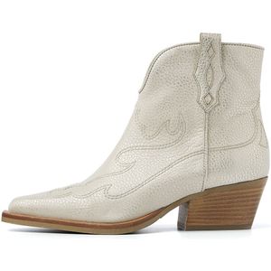 Via Vai - Do Olivia - Enkellaarsjes - Beige - Leer
