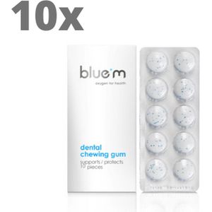 10x BlueM Dentale Kauwgom - Voordeelverpakking