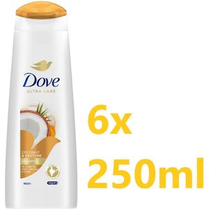 Dove - Restoring Ritual Coconut - Voordeelverpakking Shampoo - 6 x 250 ml