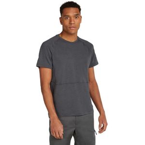 Icebreaker - Merino 200 Waffle Elevation - T-shirt - Grijs - Korte Mouwen