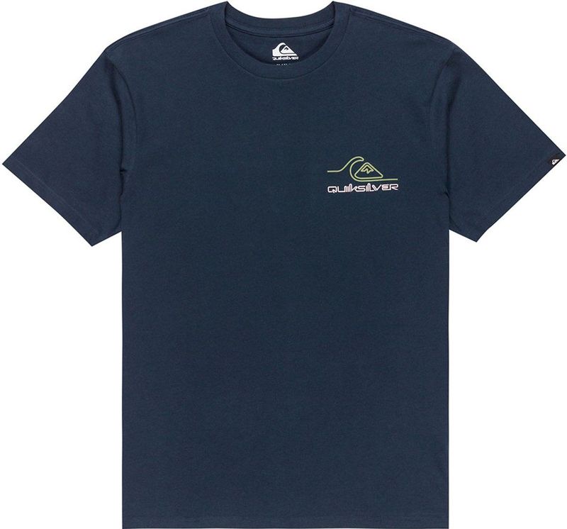 QUIKSILVER - Light Waves - T-shirt - Marineblauw - Katoen