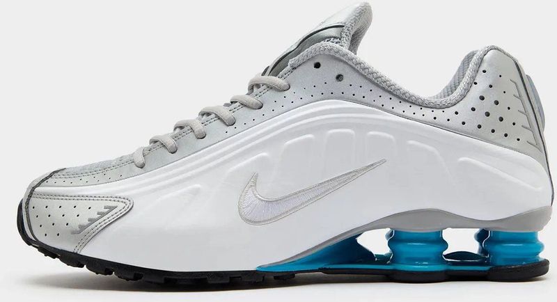 Nike - Shox R4 - Sportschoenen - Grijs - Synthetisch - Dempingstechnologie