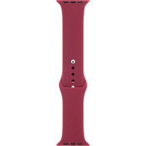 smartwatch bandje Silicoon voor watch bandje - Donker rood - Geschikt Voor 42 / 44 / 49mm - Smartwatch Siliconen Bandje
