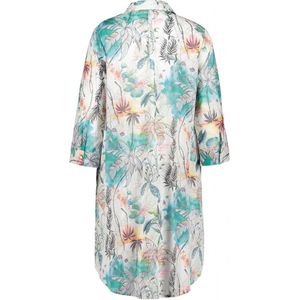 DIDI Dames Tunic Flora in Offwhite with Palm festival print maat 42