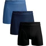 Muchachomalo Heren Boxershorts - 3 Pack - Maat M - 95% Katoen - Mannen Onderbroeken
