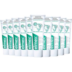 Elmex Tandpasta - Sensitive Professional - Repair & Prevent - 10 x 75 ml - Voordeelverpakking