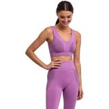 FALKE - CORE Seamless - Functionele Sportbeha - Purper - Medium Support voor Laag Activiteitsniveau