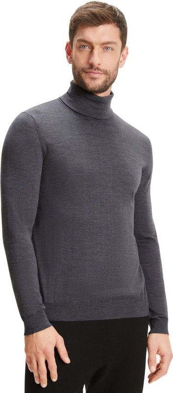 FALKE - Basic Roll Neck - Coltrui - Grijs - Heren