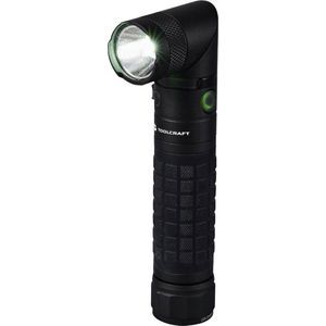 TOOLCRAFT Handlamp werkt op een accu LED Met magneethouder, Verstelbaar, Met riemclip, Groot bereik 3000 lm 4 h 238 g