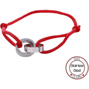 Soraro Roman Tricolor Armband | Rood | Soraro Armbanden | Cadeau voor haar | verjaardag vrouw | Moederdag | Moederdag cadeau