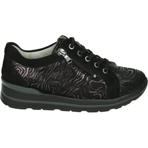 Waldläufer - 807001 M-Sarah - Casual Schoenen - Zwart - Leer