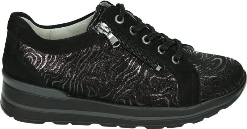 Waldläufer - 807001 M-Sarah - Casual Schoenen - Zwart - Leer