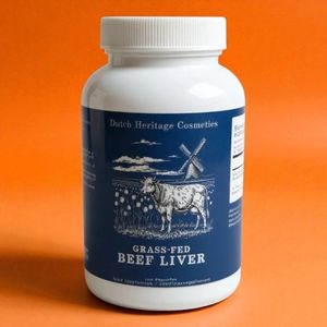 Dutch Heritage Cosmetics Lever Supplement - Supplementen - 100% Grasgevoerd Rundvlees - Vriesgedroogd & Natuurlijk - 120 Capsules