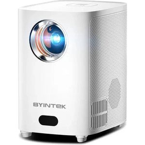 Byintek - X15 - Beamer - Projector Beamer - Mini Meamer - 1280x720dpi - 20W - DLP Automatische focus - met WiFi - 250 ANSI Lumens - Android 11.0 - Wit