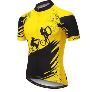 Wielertrui voor Mannen - Korte Mouw Fiets Shirt voor Zomer MTB
