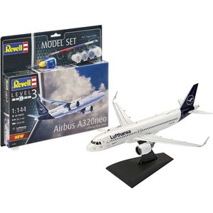 1:144 Revell 63942 Airbus A320neo Lufthansa - New Livery - Model Set Plastic Modelbouwpakket