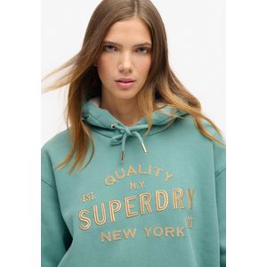 Superdry - Luxe Jurk - Dames - Met Capuchon en Metallic Logo