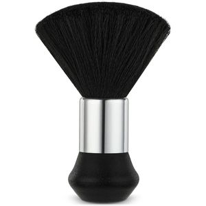 Kapper Borstel Zwart Grote Plastic Nek Stofdoek Professionele Kapper Neck Stofdoek Cleaner Kapper Levert Zachte Reiniging Gezicht Haarborstel voor Haar Styling Snijden - 1 STKS
