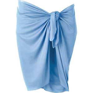 BECO Rok Pareo - Dames - 165 X 56 cm - Polyester - Lichtblauw
