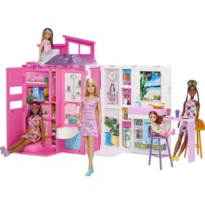 Barbie 65 jaar Vakantiehuis - Barbiepop - Barbiehuis