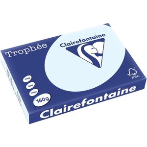 Clairefontaine - Gekleurd Papier - Blauw - 160 Grams - 250 Vellen
