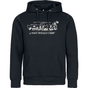 Mickey Mouse Steamboat Willie Heren Trui met capuchon - zwart - S