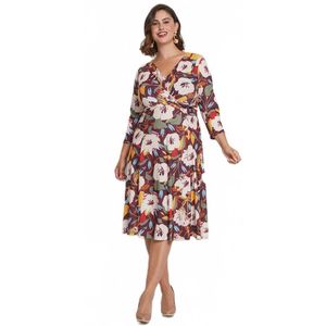 Wikkeljurk met bloemen