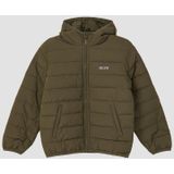 Buitenjas - Gewatteerde Jas - Oversized - Met Vaste Capuchon - Voor Kinderen