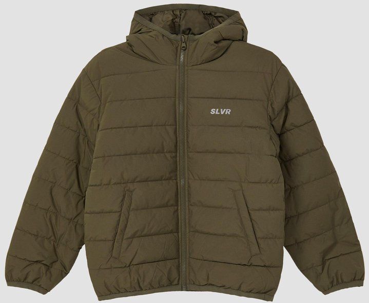 Buitenjas - Gewatteerde Jas - Oversized - Met Vaste Capuchon - Voor Kinderen