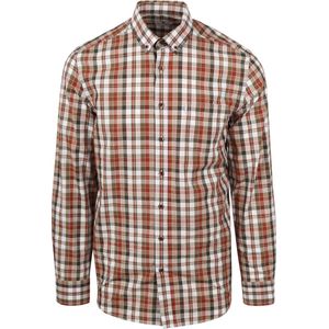 State Of Art Overhemd Rood Geruit - Maat XL - Heren - Hemden casual