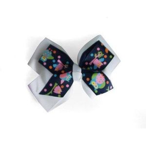 Jessidress Meisjes Haarclips met haarstrikje Haar Baretten - Wit