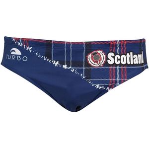 Turbo Broken Scotland Zwemslip Blauw 5XL Man