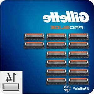 Navulmesjes - 14 Stuks - Scheermesjes Voor Mannen - ProGlide - Flexball Technologie - Brievenbus - Gezichtscontouren Volgend