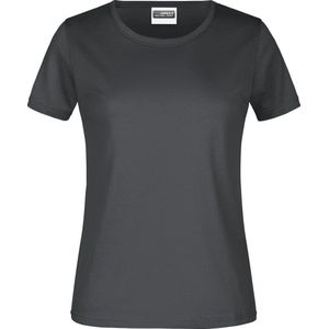James And Nicholson Dames/dames Basic T-Shirt (Grafiet)