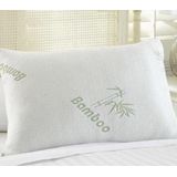 Bamboo Pillow - Bamboe Hoofdkussen - Beige Groen - Anti Allergie - 50x60