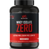 XXL Nutrition - Whey Isolate Zero - Vet- Suiker- & Lactosevrije Eiwitpoeder, Proteïne Shakes, Whey Protein - Aardbei - 1000 gram