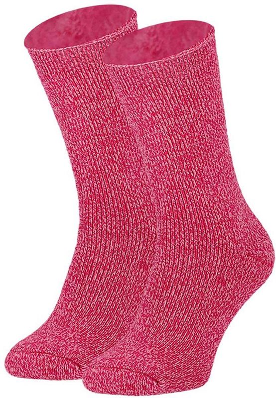 Morethansocks - Thermo Kniekousen - Roze - Dames - 1-Paar - TOG Waarde 2,3