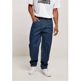 Southpole - Spray Logo Denim Broek rechte pijpen - Taille, 30 inch - Blauw