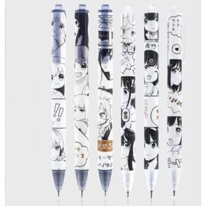 Papier snijmesje pen ""MULTIPLAZA"" - met reserve mesje - wit-zwart - kawaii design - hobby - knutselen - kaarten - creatief