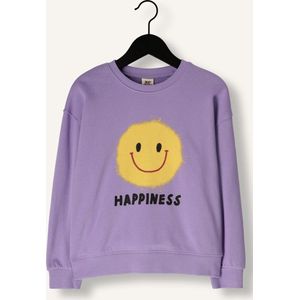Jelly Mallow Happiness Sweatshirt Truien & Vesten Kids - Sweater - Hoodie - Vest- Paars - Maat 128/134