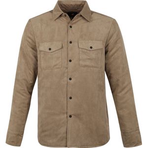 Suitable - Pash Passetta Overshirt Khaki - Heren - Maat XL - Modern-fit
