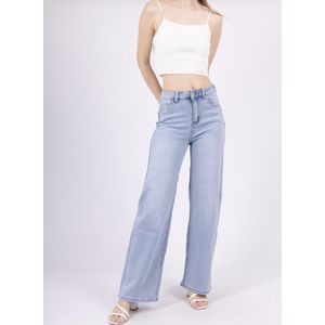 Jeans, wide leg, lichtblauw, maat 36