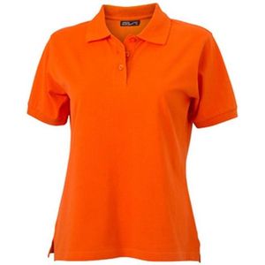 James and Nicholson Vrouwen/dames Klassieke Polo (Donker Oranje)