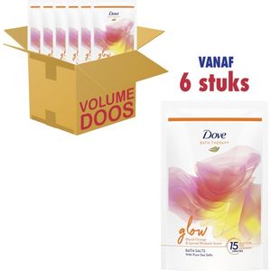 Dove Glow Badzout Blood Orange & Spiced Rhubarb Scent (6 x 400g)