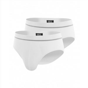 Impetus, slips, 2-pack, wit, cotton stretch, L