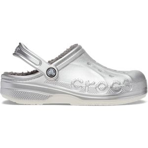 Crocs Baya Lined Printed Clog Silver 38/39 US M6/W8