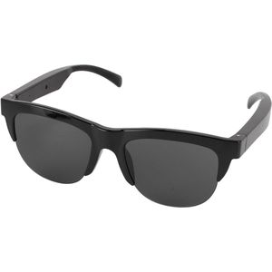 Smart Translation Glasses, Bluetooth Sunglasses Open Ear Directional Smart Audio Glasses Supports Translation in 137 Languages, PC UV400 Smart Glasses Built-in Microphone Speaker