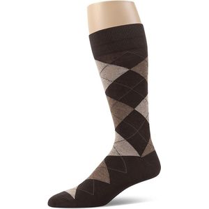Wollen sokken-2 paar-warme sokken-wintersokken-thermosokken-huissokken-bruin & blauw -maat 43-46