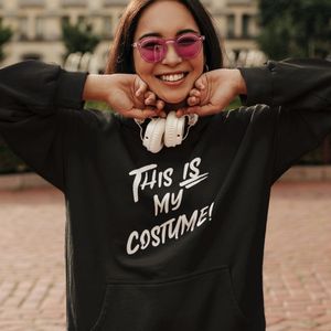 Halloween Hoodie - This Is My Costume (MAAT XXL - UNISEKS FIT) - Halloween kostuum voor volwassenen - Dames & Heren