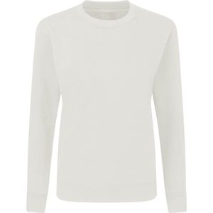 Sneeuw witte dames sweater Crew Neck merk SG maat XXL